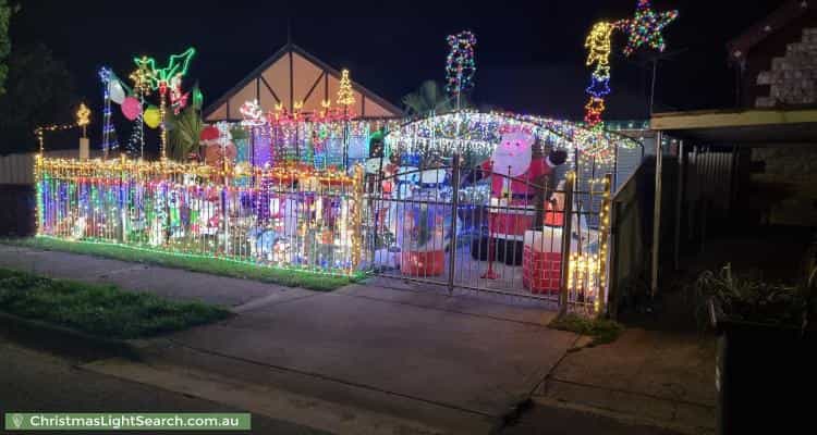 Christmas Light display at  Belmore Terrace, Woodville Park