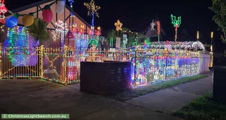 Christmas Light display at  Belmore Terrace, Woodville Park