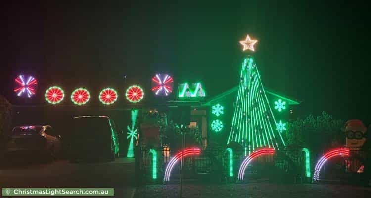 Christmas Light display at 69A Aldinga Road, Willunga