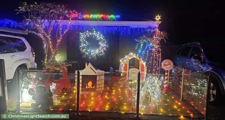 Christmas Light display at 24 Bright Street, Haynes