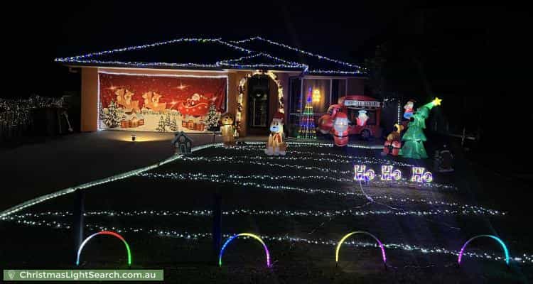Christmas Light display at 36 Central Green Drive, Narangba