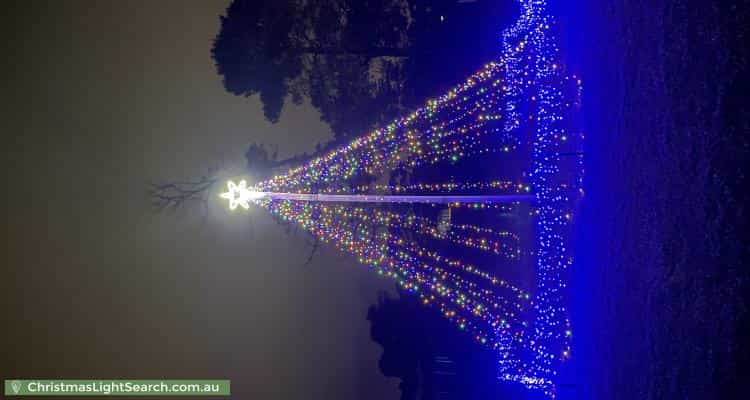 Christmas Light display at 32 Hafey Way, Langwarrin