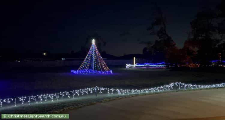 Christmas Light display at 32 Hafey Way, Langwarrin