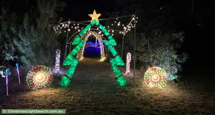Christmas Light display at 32 Hafey Way, Langwarrin