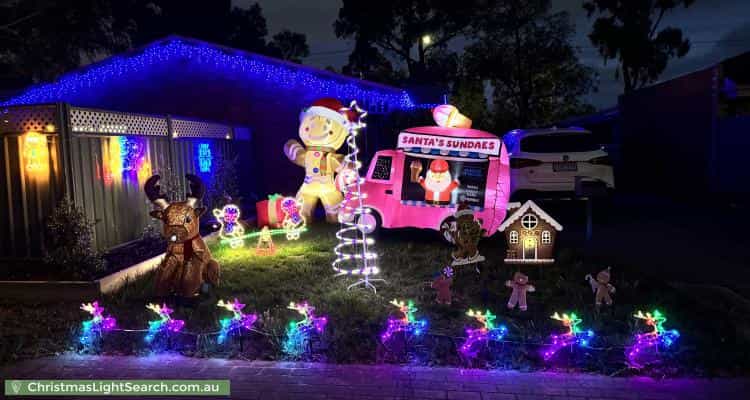 Christmas Light display at 22 Colorado Court, Werribee