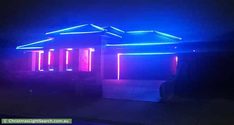Christmas Light display at 32 Redcliffe Terrace, Taylors Hill