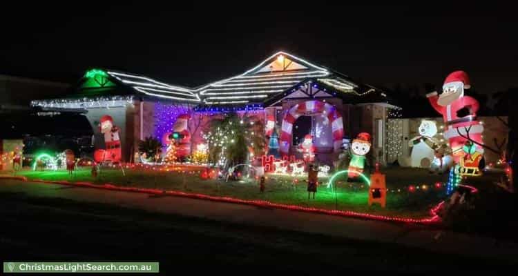 Christmas Light display at 27 Basico Avenue, Sinagra