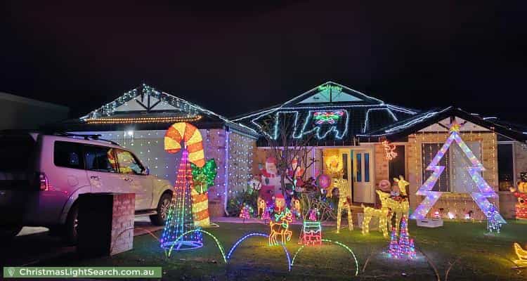 Christmas Light display at 27 Basico Avenue, Sinagra