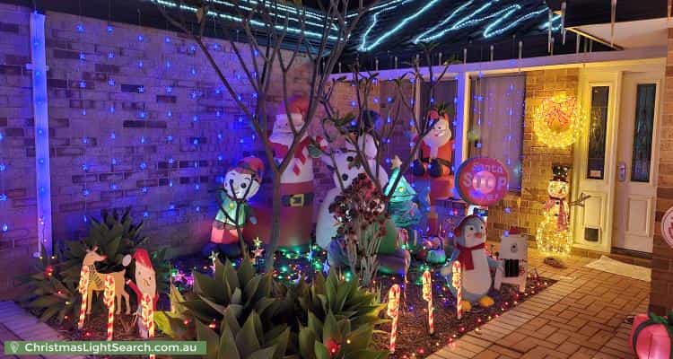 Christmas Light display at 27 Basico Avenue, Sinagra