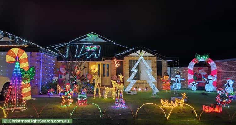 Christmas Light display at 27 Basico Avenue, Sinagra