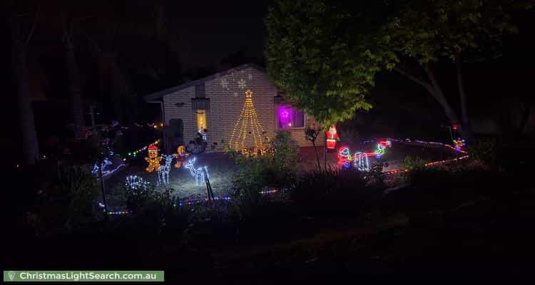 Christmas Light display at 8 Morris Street, Morphett Vale
