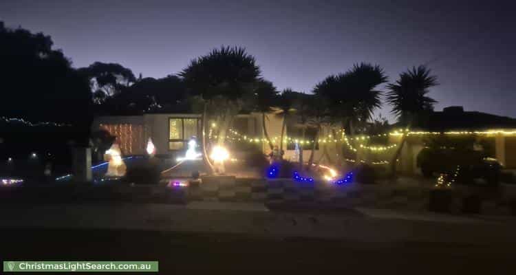 Christmas Light display at 6 Quambi Court, Reynella