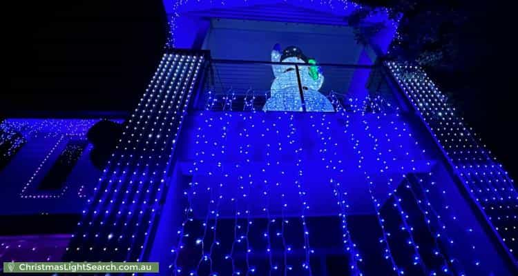 Christmas Light display at 39 Mascoma Street, Strathmore