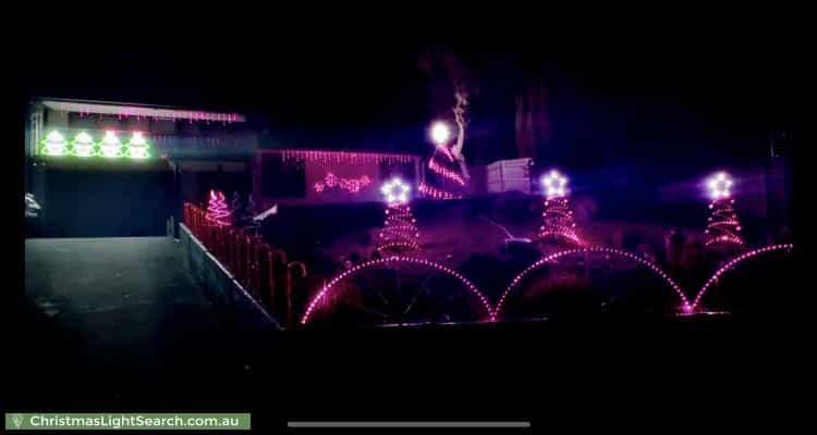 Christmas Light display at 6 Heysen Court, Mooroolbark