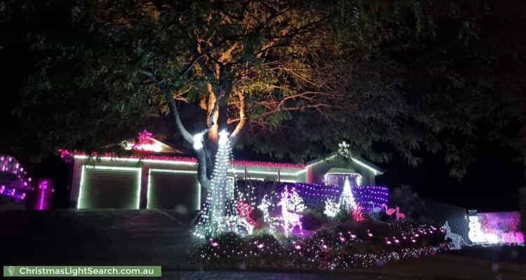 Christmas Light display at 5 Wyld Close, Littlehampton