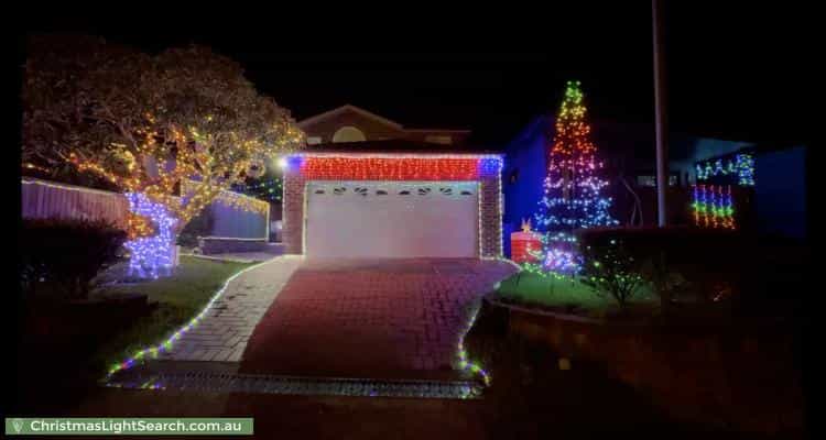 Christmas Light display at 81 Griffin Road, North Curl Curl