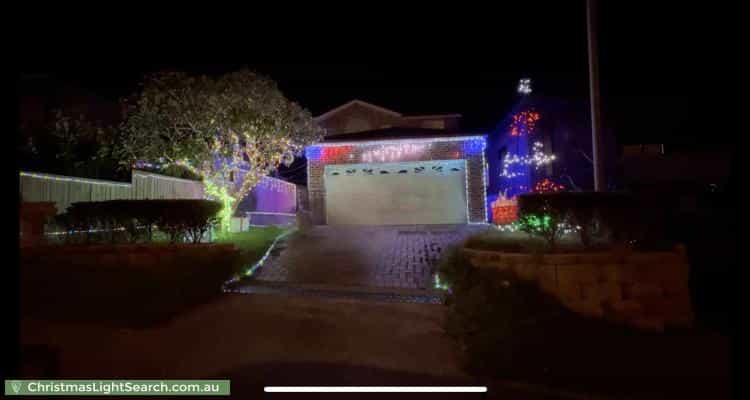 Christmas Light display at 81 Griffin Road, North Curl Curl