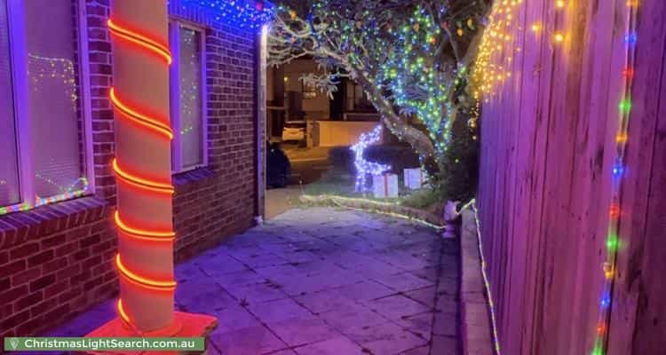 Christmas Light display at 81 Griffin Road, North Curl Curl