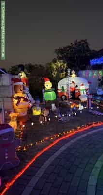 Christmas Light display at 31 Bindoon Loop, Huntingdale