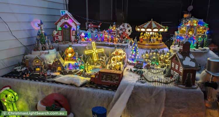 Christmas Light display at 15 Sofa Street, Marayong