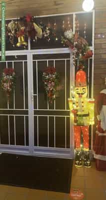 Christmas Light display at 27 Glencairn Drive, Greenvale