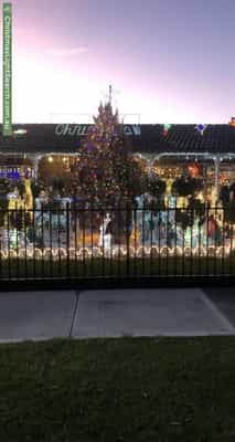 Christmas Light display at 27 Glencairn Drive, Greenvale