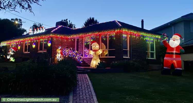 Christmas Light display at 21 Twilight Drive, Happy Valley