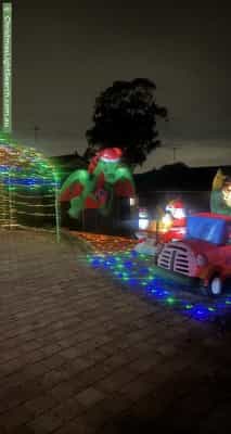 Christmas Light display at 4 Willmott Place, Glenmore Park