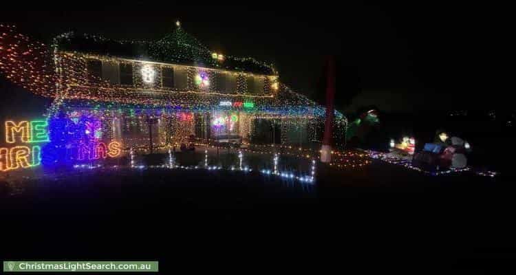 Christmas Light display at 4 Willmott Place, Glenmore Park
