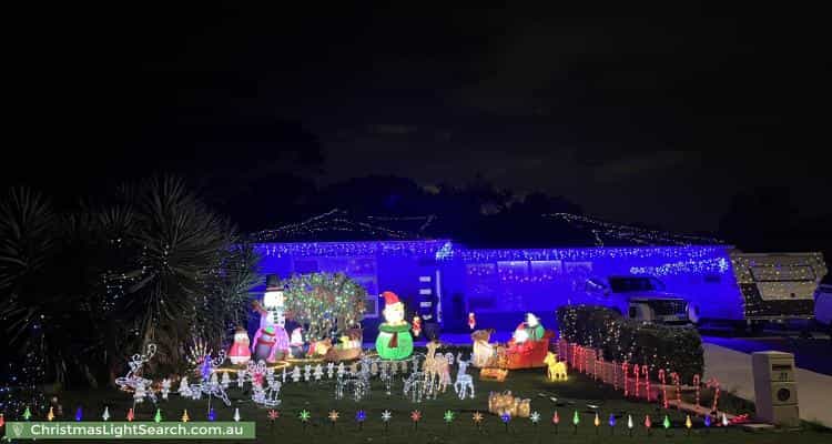 Christmas Light display at 31 Central Avenue, Hallett Cove