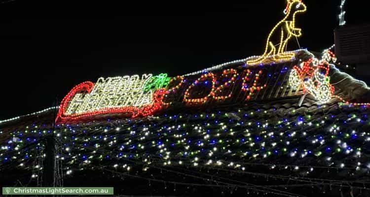 Christmas Light display at 18 McNairn Cross, Leda