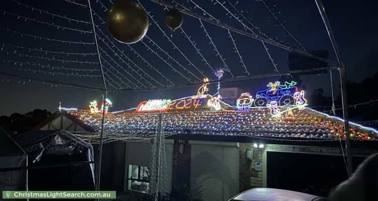 Christmas Light display at 18 McNairn Cross, Leda