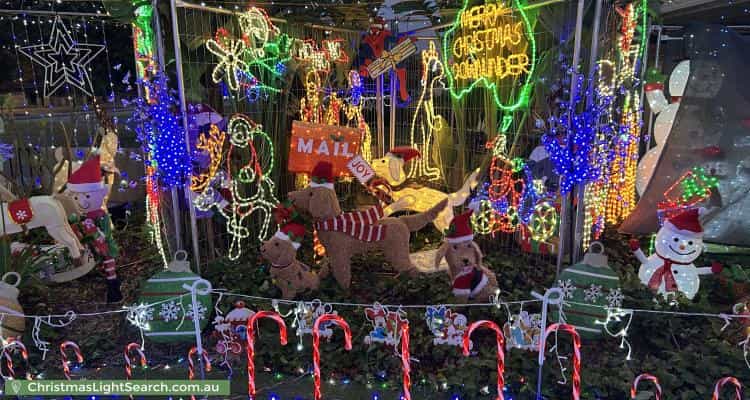 Christmas Light display at 143 Langford Avenue, Langford