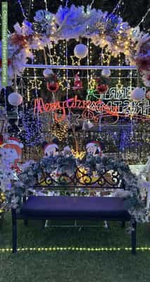 Christmas Light display at 143 Langford Avenue, Langford
