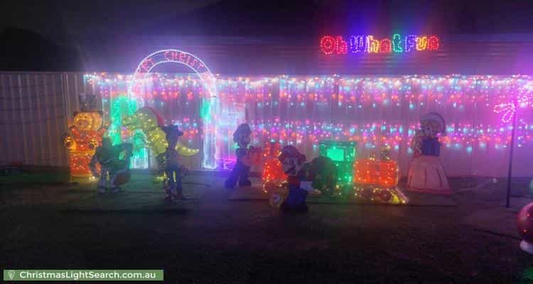 Christmas Light display at 31 Coghlan Crescent, Doonside
