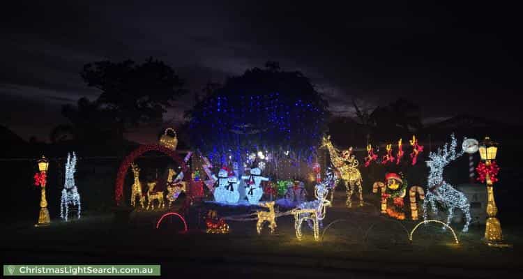 Christmas Light display at 4 Reims Lane, Port Kennedy