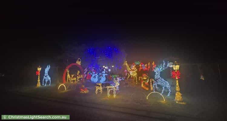 Christmas Light display at 4 Reims Lane, Port Kennedy