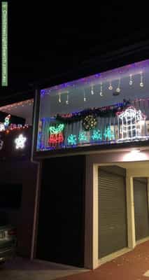 Christmas Light display at 9 Victor Street, Holland Park