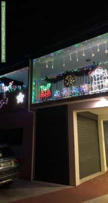 Christmas Light display at 9 Victor Street, Holland Park