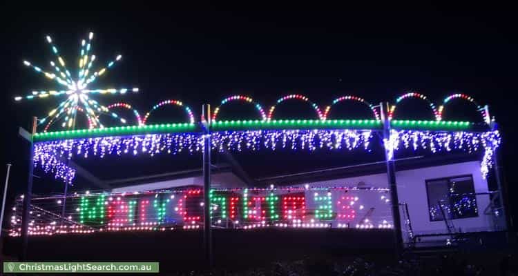 Christmas Light display at 23 Albatross Walk, Hallett Cove