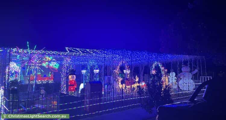 Christmas Light display at 675 Stud Road, Scoresby
