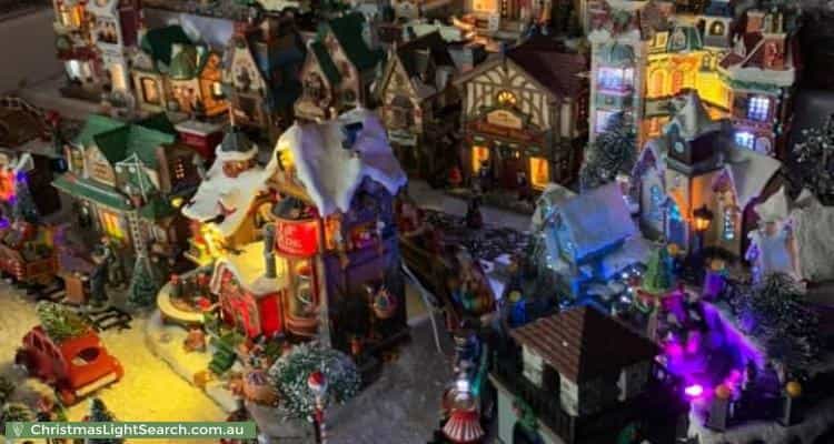 Christmas Light display at 64 Chatsworth Road, Saint Clair