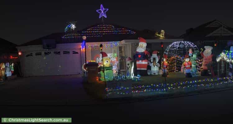 Christmas Light display at 64 Grand Paradiso Parade, Merriwa