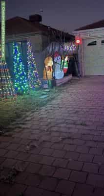 Christmas Light display at 64 Grand Paradiso Parade, Merriwa