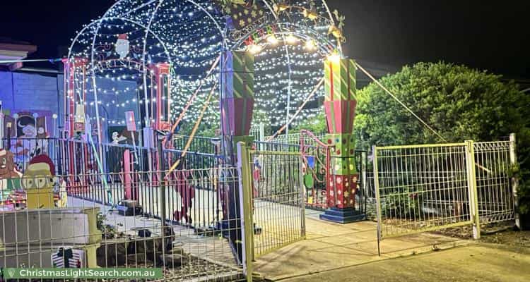 Christmas Light display at 59 Ridge Road, Murray Bridge