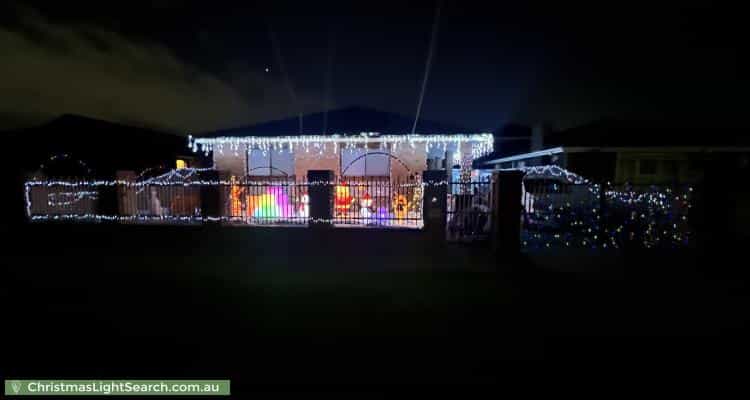 Christmas Light display at 17 Wakool Avenue, Deer Park