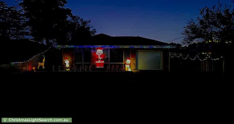 Christmas Light display at 13 Silverhill Loop, Seville Grove