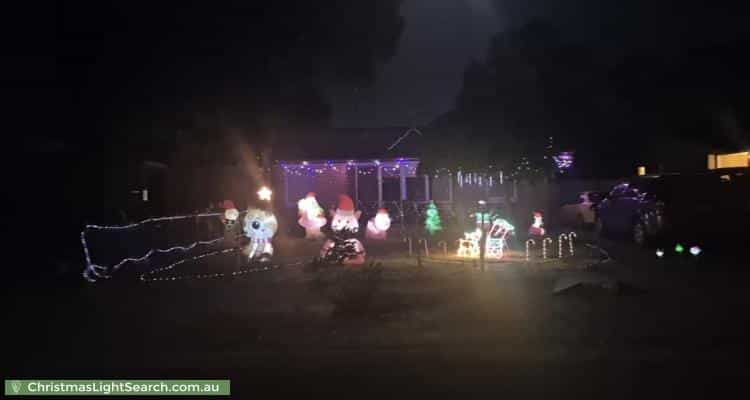 Christmas Light display at 91 Donnington Road, Elizabeth North