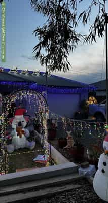 Christmas Light display at 24 Peake Street, Freeling