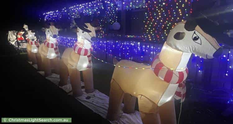 Christmas Light display at 44-48 Pioneer Drive, Logan Village